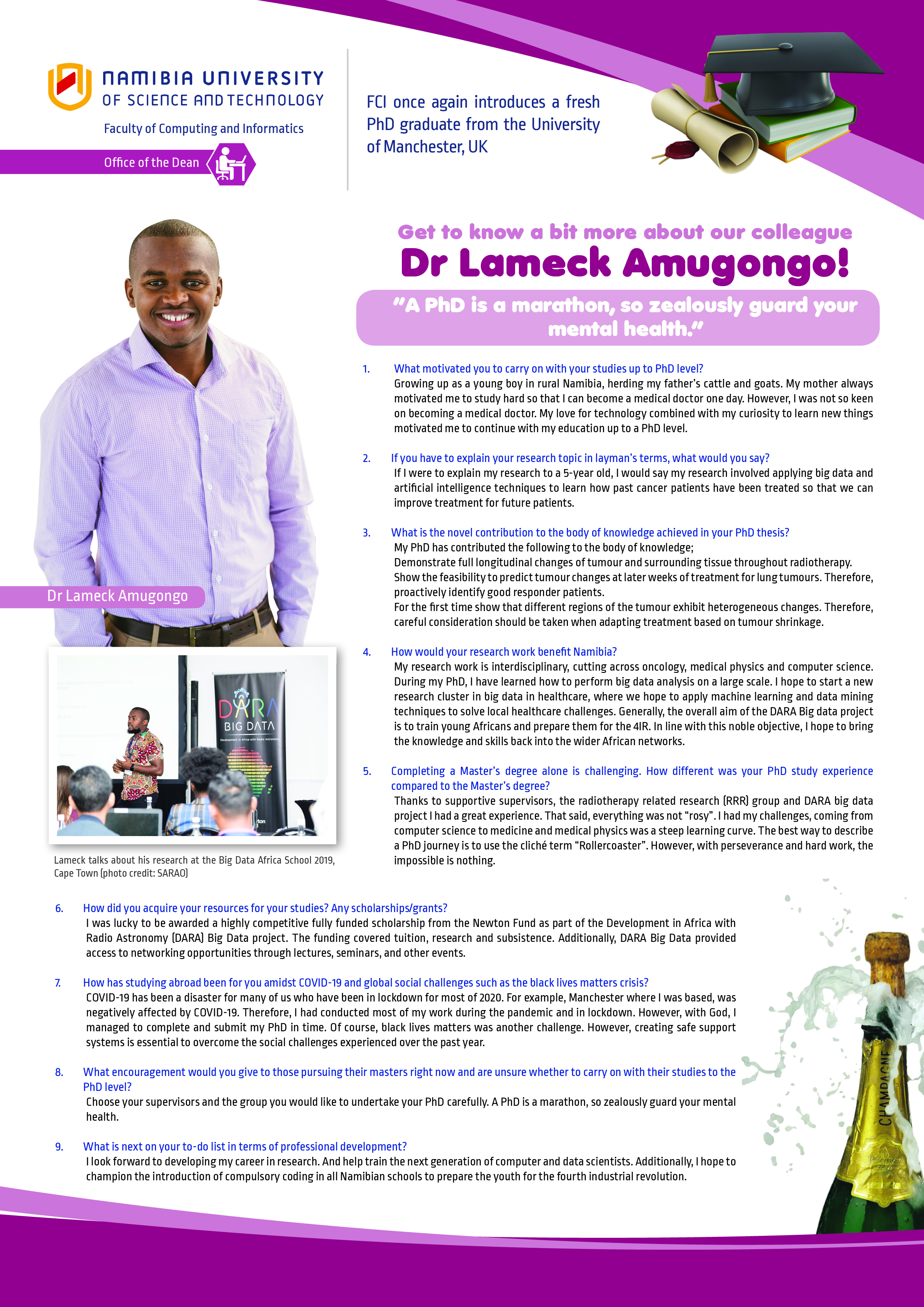 Dr Lameck Amugongo
